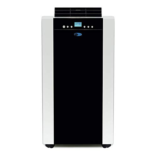 Whynter ARC-14SH 14,000 BTU Dual Hose Portable Air Conditioner, Dehumidifier, Fan &amp; Heater with Activated Carbon Filter Plus Storage Bag, Platinum Black