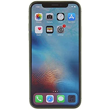 Apple iPhone X, 64GB, Space Gray - For GSM (Renewed)