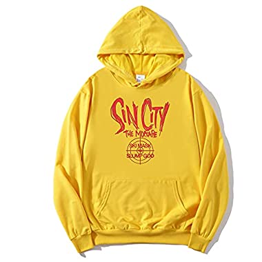CQXSKWZ Ski Mask The Slump God Sin City Hoodie Sweatshirts Pullover (9,X-Large)