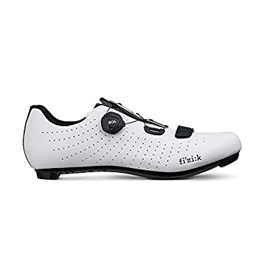 Fizik Tempo R5 Overcurve Cycling Shoe, White/Black- 38.5, White/Black