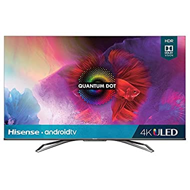 Hisense 55-Inch Class H9 Quantum Series Android 4K ULED Smart TV with Hand-Free Voice Control (55H9G, 2020 Model)