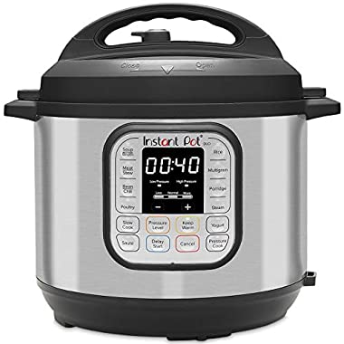 Instant Pot Duo 7-in-1 Electric Pressure Cooker, Slow Cooker, Rice Cooker, Steamer, Saute, Yogurt Maker, Sterilizer, and Warmer, 8 Quart, 14 One-Touch Programs