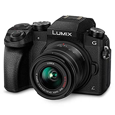 Panasonic LUMIX G7 4K Digital Camera Kit with 14-42mm Mega O.I.S. Lens (Black)