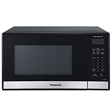 Panasonic NN-SB458S Compact Microwave Oven, 0.9 cft, Stainless Steel/Silver (Renewed)