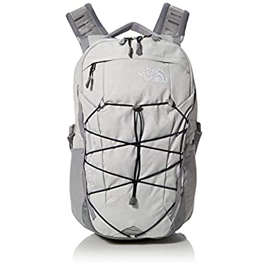 The North Face Borealis Laptop Backpack - Bookbag for Work, School, or Travel, High Rise Grey Light Heather/TNF Navy, One Size