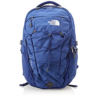 The North Face Borealis Laptop Backpack - Bookbag for Work, School, or Travel, Flag Blue Light Heather & TNF White, One Size