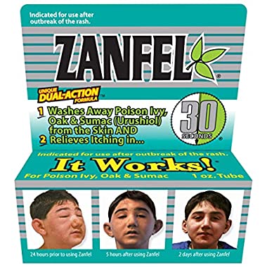 ZANFEL - Poison Ivy, Oak & Sumac Wash, 1 Oz