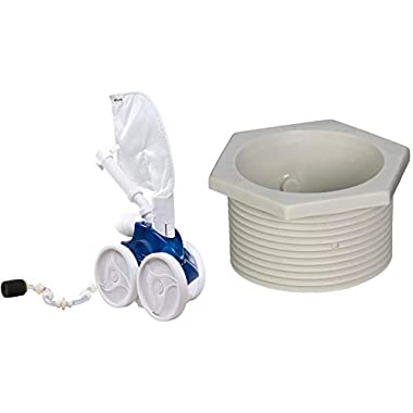 Zodiac Polaris Vac-Sweep 360 Pressure Side Pool Cleaner & 0-00 Universal Wall Fitting Replacement
